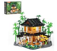 Lumibricks Bamboo-House LED Light Set - Retro Chinese Cabin and Treehouse Collection 2432 Pcs for Adults and Collectors