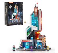 Lumibricks Cyberpunk Neoncity Neon Tech Tower Modular Building Set
