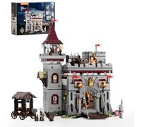 Lumibricks Medieval Castle Armory Lighting Building Bricks Set - Middle Ages City Town Modular Collection Display Kit with Minifigures 2895 Pcs for Adults & Teens