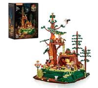 Lumibricks Sequoia Bandit Camp Building Kit with LED Lights - 1183pcs Redwoods Hideout Playset, Interactive Traps & Outlaw Figures, Western Adventure Collectible Model, Gift for Adults & Teens