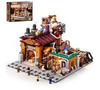 Lumibricks Steampunk Ore Factory Building Set with Lights - 3138PCS Victorian Mechanical Model Kit with LED, Compatible with Train Tracks, Creative Collectible Gift for Adults and Kids