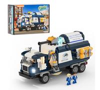 Lumibricks Street-Fusion Cleaning-Squad Lighting Building Set, American Urban Style Modular Vehicle Model Kit with Movable Features & LED Lights, Creative Decor for Street Art Fans - 627 PCS