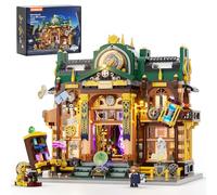 Lumibricks Time Rift Library LED Building Block Set - 3187 Pieces Steampunk Fantasy Model with Quick Build and Movable Elements, Ideal for Adults & Teens