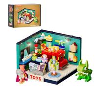Lumibricks Toy Store Box Modular Building Set, 426PCS | featuring colourful toy displays, playful details and stackable collection design