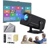 Lumicast K90 Smart Projector - Full HD 1080P with Android Support, K90 Smart Projector 4K, 240” Screen, Dual Band 5g/2.4g Wifi, Motorized Focus, Multiple Installation Options