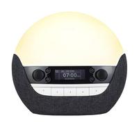Lumie Bodyclock Luxe 750DAB - Wake-up Light with DAB Radio, Bluetooth Speakers, Low-Blue Light for Sleep
