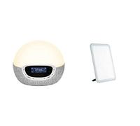 Lumie Bodyclock Shine 300 - Wake-up Light With Radio, 15 Sounds and Sleep Sunset & Vitamin L - SAD Therapy Box for Effective Treatment