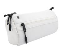 Lumiere & Co. Bike Handlebar Bag - Durable, Multiple-Size Options and Multi-Color Options -Dual Elastic Straps, Clips & Hook & Loop Attachments (Large, White)