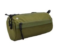 Lumiere & Co. Bike Handlebar Bag - Durable, Multiple-Size Options and Multi-Color Options -Dual Elastic Straps, Clips and Hook-and-Loop Attachments (Large, Green)