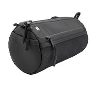 Lumiere & Co. Bike Handlebar Bag - Durable, Multiple-Size Options and Multi-Color Options -Dual Elastic Straps, Clips & Hook & Loop Attachments (Large, Black)