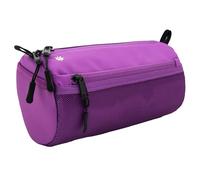 Lumiere & Co. Bike Handlebar Bag - Durable, Multiple-Size Options and Multi-Color Options -Dual Elastic Straps, Clips & Hook & Loop Attachments (Large, Purple)