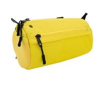 Lumiere & Co. Bike Handlebar Bag - Durable, Multiple-Size Options and Multi-Color Options -Dual Elastic Straps, Clips and Hook-and-Loop Attachments (Large, Yellow)