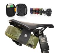 Lumiere & Co. Falcon Magnetic Saddle Bag - 0.37L | 5"x 3"x 1.5" | Sleek Minimalist Design, Fast Magnetic Buckle Attachment | Cycling Bike Bag (Green, Small)