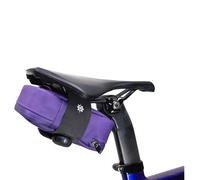 Lumiere & Co. Falcon Magnetic Saddle Bag- 0.69L | 6”x 3.5”x2 | Sleek Minimalist Design, Fast Magnetic Buckle Attachment | Cycling Bike Bag (Purple, Large)