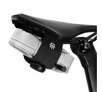Lumiere & Co. Falcon Magnetic Saddle Bag- 0.69L | 6”x 3.5”x2 | Sleek Minimalist Design, Fast Magnetic Buckle Attachment | Cycling Bike Bag (White, Large)