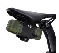 Lumiere & Co. Falcon Magnetic Saddle Bag- 0.69L | 6”x 3.5”x2 | Sleek Minimalist Design, Fast Magnetic Buckle Attachment | Cycling Bike Bag (Green, Large)