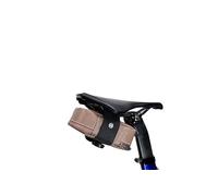Lumiere & Co. Falcon Magnetic Saddle Bag- 0.69L | 6”x 3.5”x2 | Sleek Minimalist Design, Fast Magnetic Buckle Attachment | Cycling Bike Bag (Cream, Large)