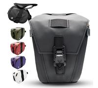 Lumiere & Co. Maximus Magnetic Bike Seat Bag - Quick-Attach Saddle Bag with AquaGuard Zippers, Secure Under-Seat Storage for Cycling Gear & Accessories