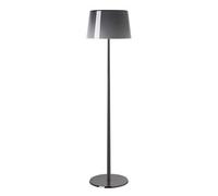 Lumiere Xxl Floor Lamp Chrome & Gray with Dimmer
