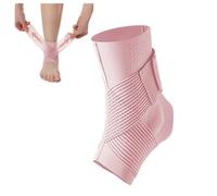 LumiFlex Band Ankle Support, Adjustable strap, Breathable moisture Foot & Ankle Pain Relief Small for Sprained Ankles & Sports Protection (Pink,XXL)