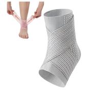 LumiFlex Band Ankle Support, Adjustable strap, Breathable moisture Foot & Ankle Pain Relief Small for Sprained Ankles & Sports Protection (Gray,XXL)