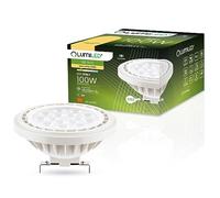 Lumiled LED Light Bulb AR111 G53 Socket Voltage 12 V DC/AC 15 W (Equivalent to Halogen 100 Watt) Warm White 3000 K 38 Degree Beam Angle White 1521 Lumen RA > 80 Plastic
