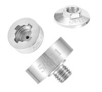 LumiLoom XLock Adapter, 5/8"-11 Thread Kit with Flange Lock Nut for Angle Grinder Cutting Blade Diamond Core Drill Bit Stainless Steel Power Tool Accessory Workshop Grinding Cutting