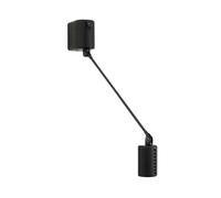 LUMINA Daphine LED wall lamp, 3,000K, 20 cm, black