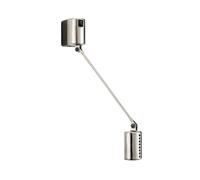 LUMINA Daphine LED wall lamp 3,000K 20cm nickel
