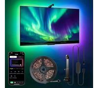 Lumina Pro TV Immersion Kit - WiFi TV Backlight with Camera - RGB Smart TV Lights for 55-65 inch TVs - App & Voice Control, Music Sync, High-Density LED Strip (2026 Upgraded Edition) (13Ft)