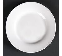 Olympia Lumina Wide Rimmed Round Plate - 152mm 6'' (Box 6)