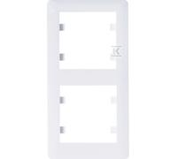 LUMINA WL5120 White 2-Gang Vertical Frame