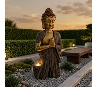 Lumina Zen Meditating Buddha With Solar Light