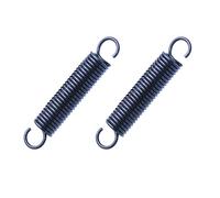 LuminaCreek 2PCS, 1.6mm Wire Diameter, 12mm Outer Diameter, 40-100mm Length, Steel Small Spring Dual Hook Expansion Tension Spring Hook Expansion(1.6x12x40mm)