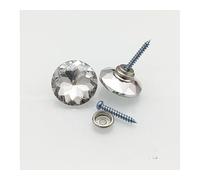 LuminaCreek 30 16mm Transparent Diamond Buttons, Shiny Buttons, Round Decorative Glittering Buttons, snap Buttons, Crystal Glass Buttons(A 30pcs)