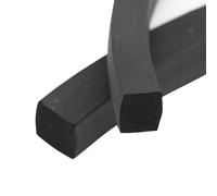 LuminaCr lack EPDM Rubber Foam Sealing Strip, Thickness 3 Mm Width 10 Mm 15 20 25 30 35 40 45 50 Mm Square Sponge Gasket for Cabinet Door Seal, 1pcs(3x25mm)