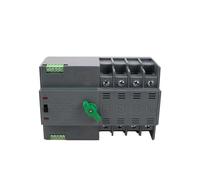 LuminaCreek Dual Power Automatic Transfer Switch Rail 2P 3P 4P ATS Electrical Selector Switches Uninterrupted Power 63A 100A Mini 50/60HZ(220v 100a,3P)