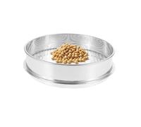 LuminaCreek Laboratory Sieve Sand Compost Stainless Steel Garden Metal Earth Round Fine(Calibre 35cm,Mesh 20mm)