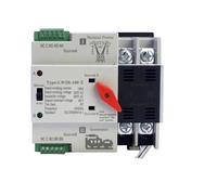 LuminaCreek LW2R-2P/3P/4P 100A 220V Mini ATS Automatic Transfer Switch Electrical Selector Switches Dual Power Switch(Multicoloured)