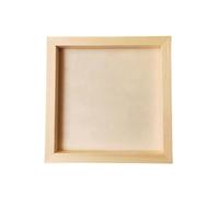 LuminaCreek Portrait Photo Frames,DIY Wooden Photo And Clay Handcraft Kids Gift Desktop Ornament Multiple Sizes(15x15cm)