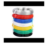 LuminaCreek Screened Pure Copper Core Cable, Inductive Coil Sensor Cable FF46 FEP Insulated Multicolor 5-10M 0.12-4mm Twisted Shielded(Blue,10M SQ 0.75MM)