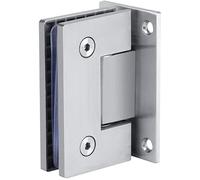LuminaCreek Stainless Steel Shower Glass Door Hinge 8-10mm Bracket Frameless Wall to Glass Shower Door Wall Mounted Hinge