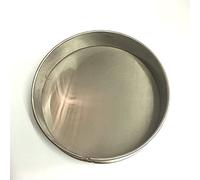 LuminaCreek Test Sieve Soybean Rice Grain Sesame Flour Sample Stainless Steel Filter Mesh Chroming Frame Diam. 20cm 0.008mm - .063mm(500 mesh)