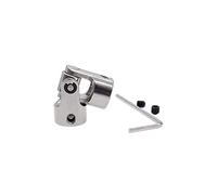 LuminaCreek Universal joint coupling coupler boat metal cardan gimbal shaft couplings motor connector with screw(6mm-8mm)