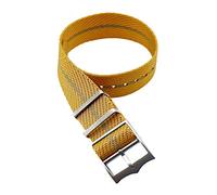 LuminaCreek Universal Strap, 22mm/20mm Nylon Strap, Sport Military Watch Strap, Nato Strap, Watch Strap, One Piece Breathable Watch Strap(Orange khaki.,20 mm)