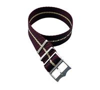 LuminaCreek Universal Strap, 22mm/20mm Nylon Strap, Sport Military Watch Strap, Nato Strap, Watch Strap, One Piece Breathable Watch Strap(Black Red Khaki,22 mm)