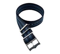 LuminaCreek Universal Strap, 22mm/20mm Nylon Strap, Sport Military Watch Strap, Nato Strap, Watch Strap, One Piece Breathable Watch Strap(Black Gray,20 mm)