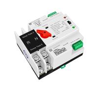 LuminaCreek W2R-2P/3P/4P 16A 32A 63A 80A 100A 125A 220V ATS Automatic Transfer Switch Electrical Selector Switches Dual Power Switch(2P)