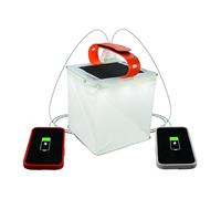 Luminaid Survivor Solar Lantern Duel Phone Charger 600 max LMS 5 Light Settings inc Flash Twist to inflate 130+ hrs Max Run time Recharge Via Solar/ USB 6000Mah Batt, Charge Two Phones Together IP67
