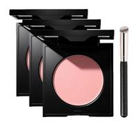 Luminance Under Eye Brightener Concealer Kit, Eye Brightener Powder, Effectively Cover Dark Circles, Moisturize and Blend Perfectly with Makeup (3, BRUSH)
